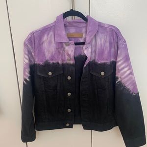GRLFRND Tie-Dye Denim Jean Jacket